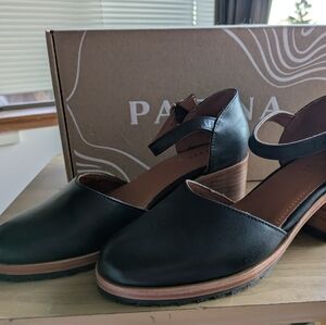 Patina By Portland Leather Black Block Heeled Mary Jane’s Size 7.5 NWB Sold Out